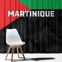 Martinique Window Curtain Simple Style With Palm Leaf Pattern