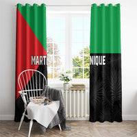 Martinique Window Curtain Simple Style With Palm Leaf Pattern