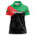 Personalized Martinique Women Polo Shirt Simple Style With Palm Leaf Pattern