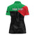 Personalized Martinique Women Polo Shirt Simple Style With Palm Leaf Pattern