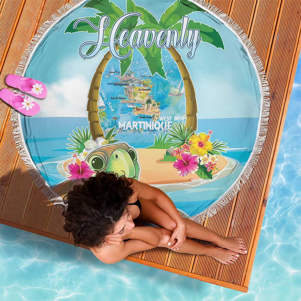 Bonjou Martinique Beach Blanket Welcome To Heaven