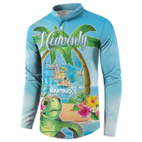 Bonjou Martinique Button Sweatshirt Welcome To Heaven