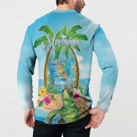 Bonjou Martinique Button Sweatshirt Welcome To Heaven