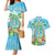 Bonjou Martinique Couples Matching Mermaid Dress and Hawaiian Shirt Welcome To Heaven