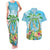 Bonjou Martinique Couples Matching Tank Maxi Dress and Hawaiian Shirt Welcome To Heaven