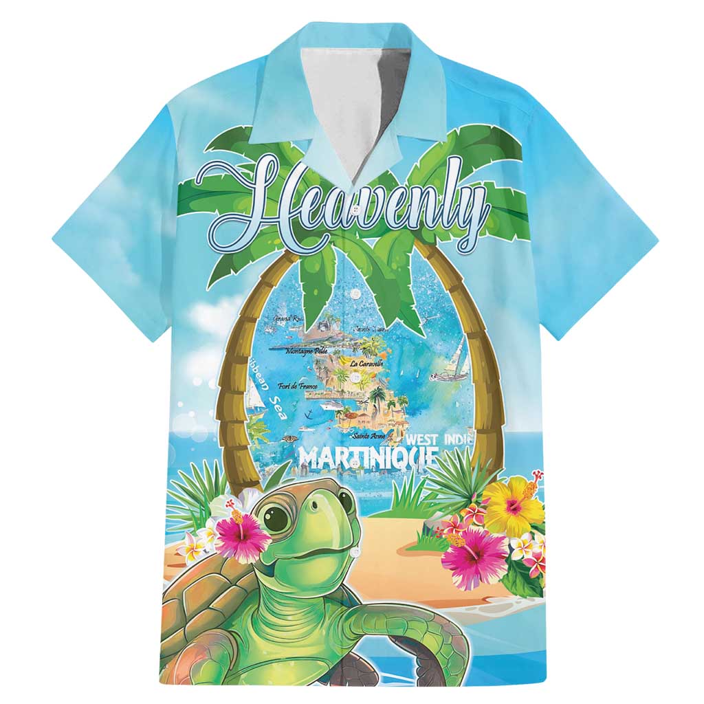 Bonjou Martinique Family Matching Mermaid Dress and Hawaiian Shirt Welcome To Heaven