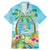 Bonjou Martinique Family Matching Mermaid Dress and Hawaiian Shirt Welcome To Heaven