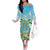 Bonjou Martinique Family Matching Off The Shoulder Long Sleeve Dress and Hawaiian Shirt Welcome To Heaven