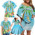 Bonjou Martinique Family Matching Off Shoulder Short Dress and Hawaiian Shirt Welcome To Heaven