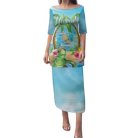 Bonjou Martinique Family Matching Puletasi and Hawaiian Shirt Welcome To Heaven