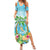 Bonjou Martinique Family Matching Summer Maxi Dress and Hawaiian Shirt Welcome To Heaven
