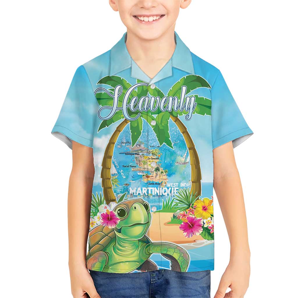 Bonjou Martinique Family Matching Tank Maxi Dress and Hawaiian Shirt Welcome To Heaven