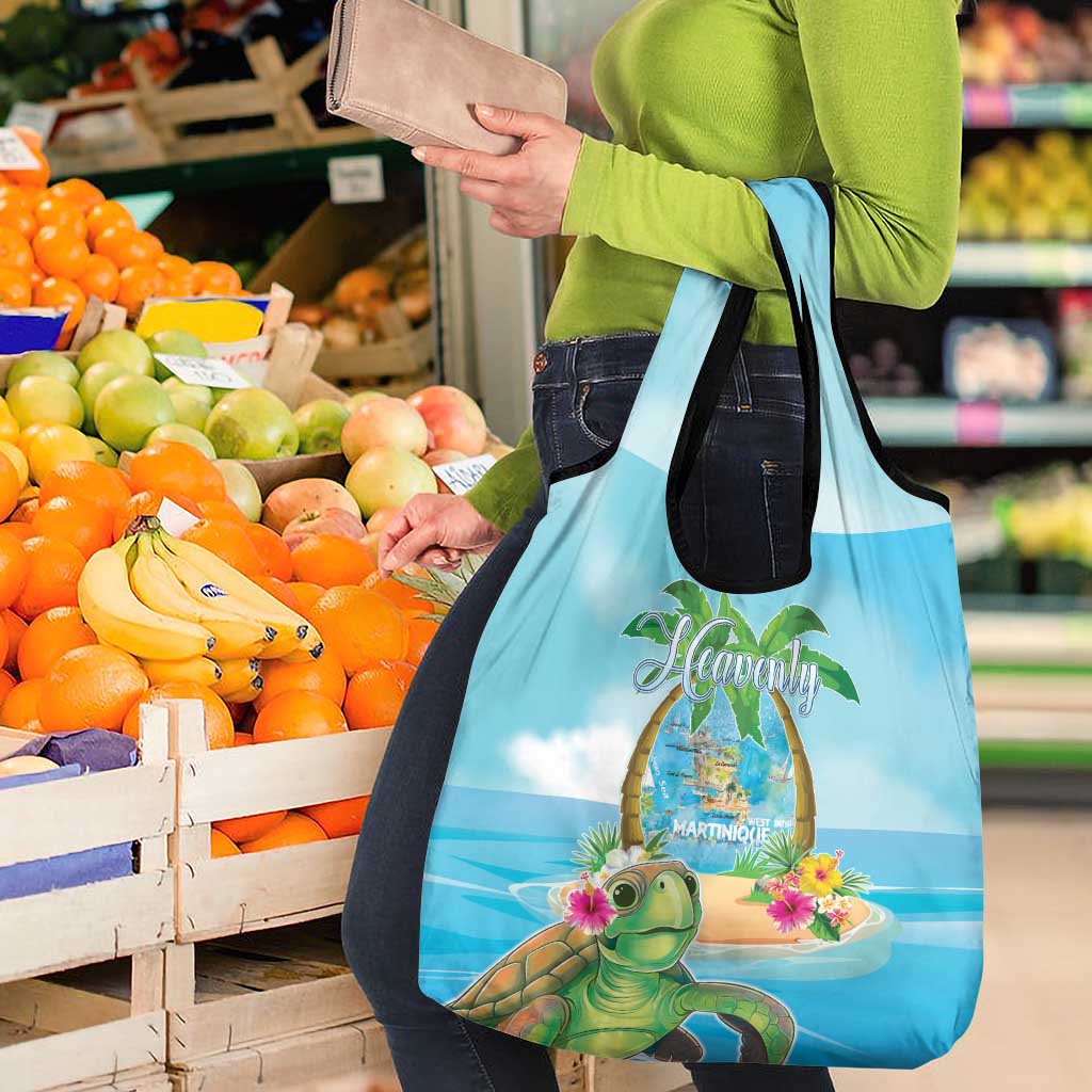 Bonjou Martinique Grocery Bag Welcome To Heaven