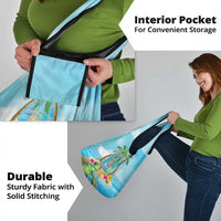 Bonjou Martinique Grocery Bag Welcome To Heaven