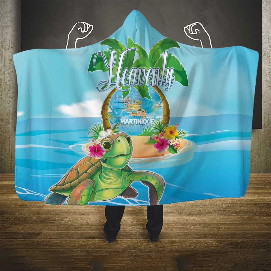 Bonjou Martinique Hooded Blanket Welcome To Heaven