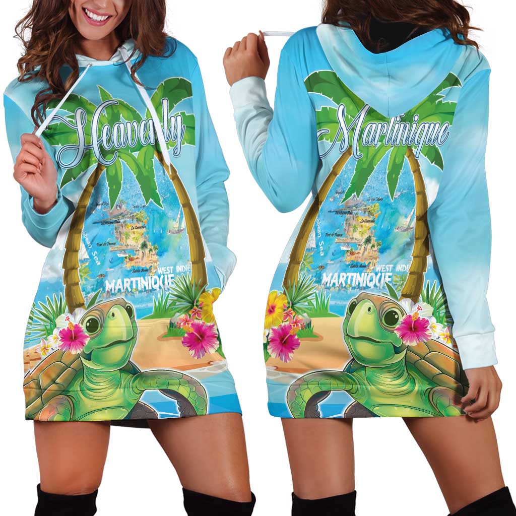 Bonjou Martinique Hoodie Dress Welcome To Heaven