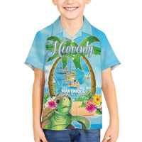 Bonjou Martinique Kid Hawaiian Shirt Welcome To Heaven