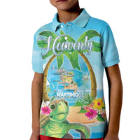 Bonjou Martinique Kid Polo Shirt Welcome To Heaven