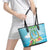 Bonjou Martinique Leather Tote Bag Welcome To Heaven