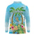 Bonjou Martinique Long Sleeve Polo Shirt Welcome To Heaven