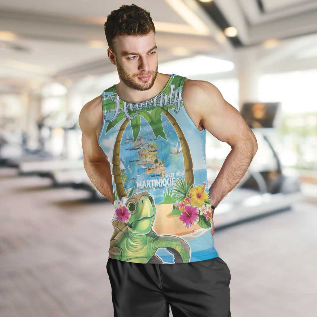 Bonjou Martinique Men Tank Top Welcome To Heaven