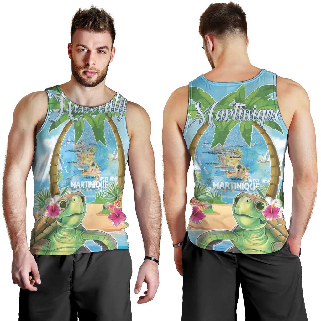 Bonjou Martinique Men Tank Top Welcome To Heaven