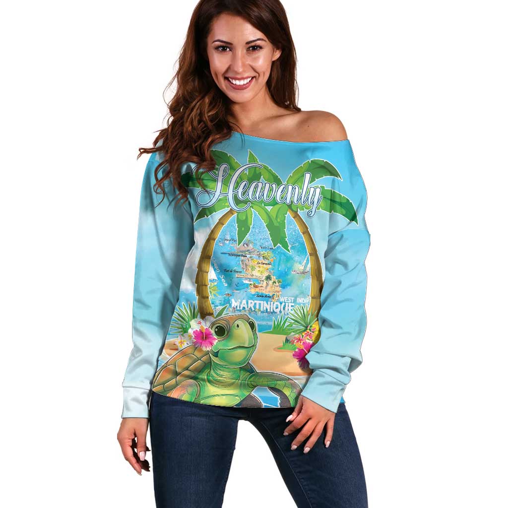 Bonjou Martinique Off Shoulder Sweater Welcome To Heaven