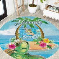 Bonjou Martinique Round Carpet Welcome To Heaven