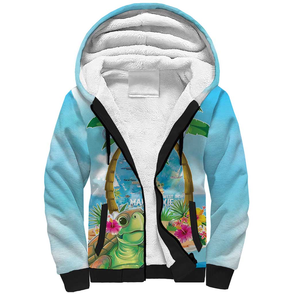Bonjou Martinique Sherpa Hoodie Welcome To Heaven