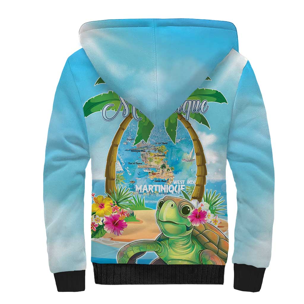 Bonjou Martinique Sherpa Hoodie Welcome To Heaven