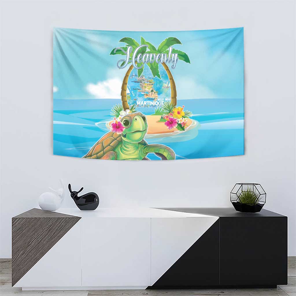 Bonjou Martinique Tapestry Welcome To Heaven