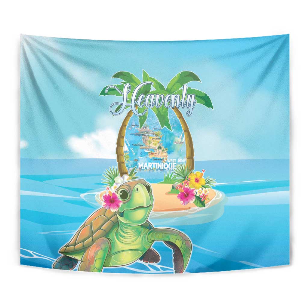 Bonjou Martinique Tapestry Welcome To Heaven