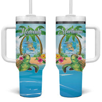 Bonjou Martinique Tumbler With Handle Welcome To Heaven