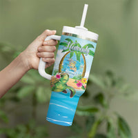Bonjou Martinique Tumbler With Handle Welcome To Heaven