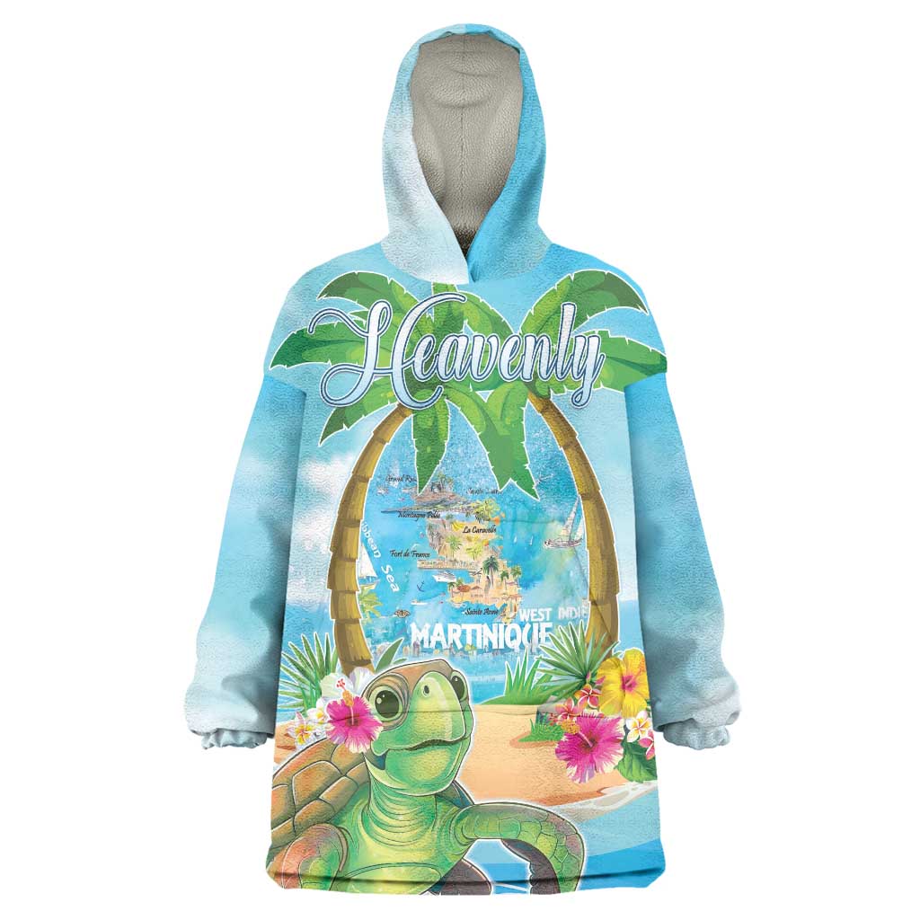 Bonjou Martinique Wearable Blanket Hoodie Welcome To Heaven