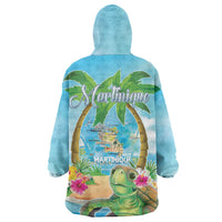Bonjou Martinique Wearable Blanket Hoodie Welcome To Heaven
