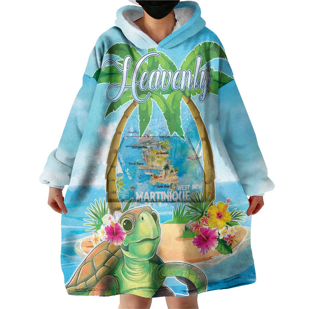 Bonjou Martinique Wearable Blanket Hoodie Welcome To Heaven