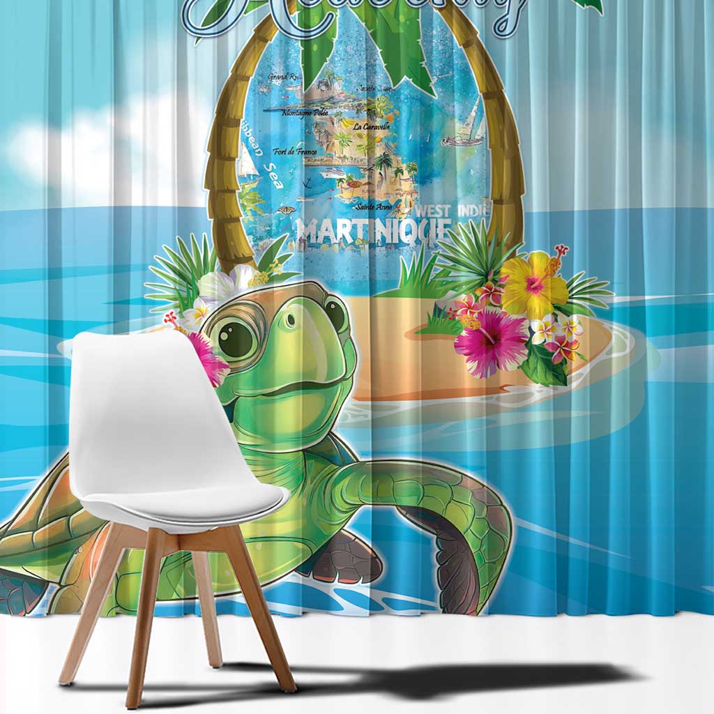 Bonjou Martinique Window Curtain Welcome To Heaven