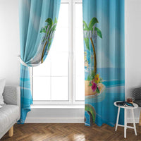 Bonjou Martinique Window Curtain Welcome To Heaven