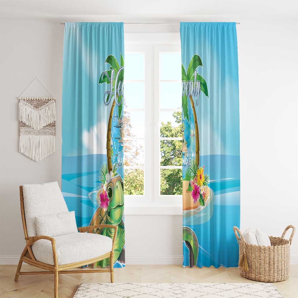 Bonjou Martinique Window Curtain Welcome To Heaven