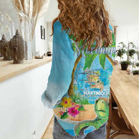 Bonjou Martinique Women Casual Shirt Welcome To Heaven