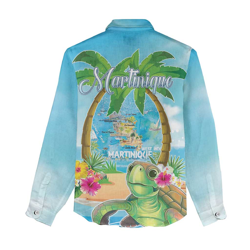 Bonjou Martinique Women Casual Shirt Welcome To Heaven