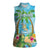 Bonjou Martinique Women Sleeveless Polo Shirt Welcome To Heaven