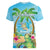 Bonjou Martinique Women V-Neck T-Shirt Welcome To Heaven