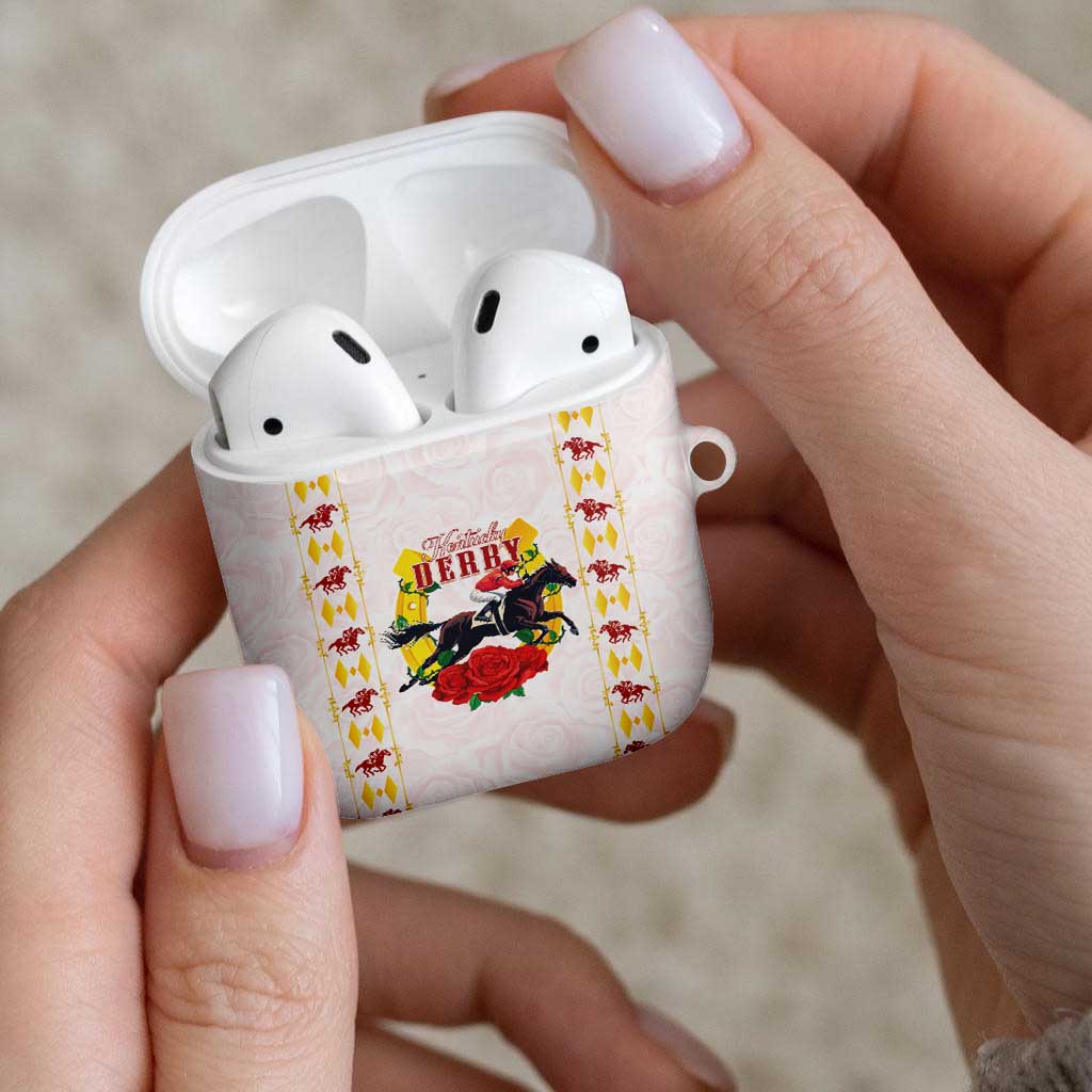 Kentucky Horse Racing AirPods Case Rose Floral