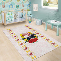 Kentucky Horse Racing Area Rug Rose Floral