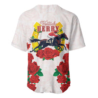 Kentucky Horse Racing Baseball Jersey Rose Floral
