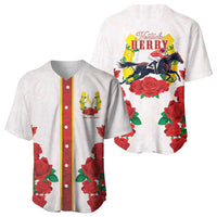 Kentucky Horse Racing Baseball Jersey Rose Floral