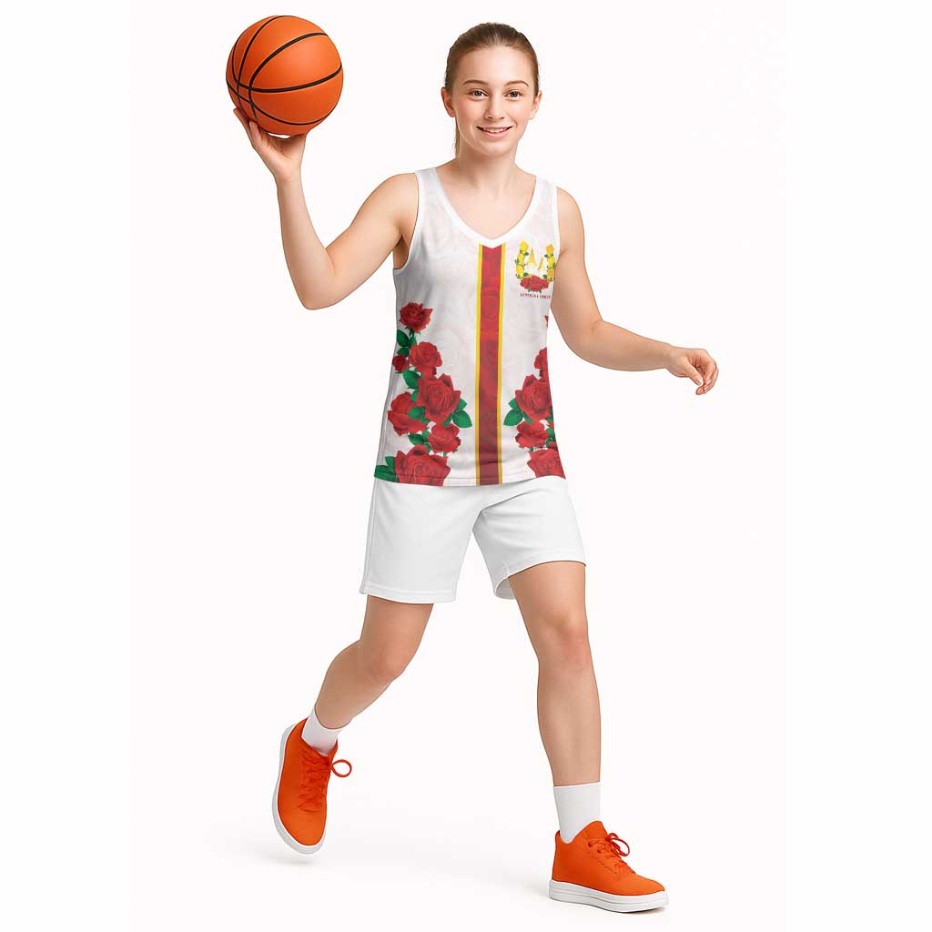 Kentucky Horse Racing Basketball Jersey Rose Floral