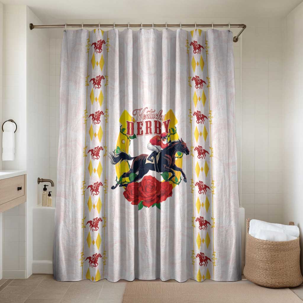 Kentucky Horse Racing Bathroom Set Rose Floral